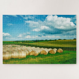 We houden van boerderijen in Iowa. Legpuzzel
