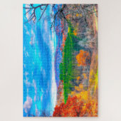 We houden van bossen in Wisconsin. Legpuzzel (Verticaal)