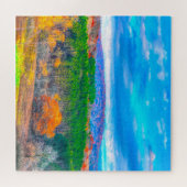 We houden van bossen in Wisconsin. Legpuzzel (Horizontaal)