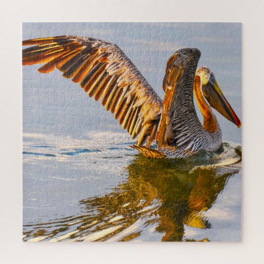 We houden van Brown Pelicans Florida Legpuzzel (Verticaal)