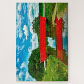 We houden van Bruggen in Iowa. Legpuzzel (Verticaal)