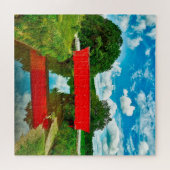 We houden van Bruggen in Iowa. Legpuzzel (Horizontaal)