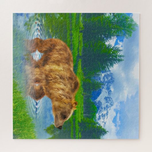 We houden van bruine Beren. Legpuzzel (Horizontaal)