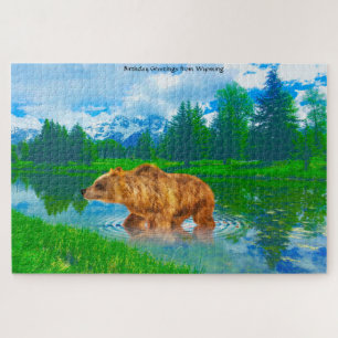We houden van Bruine Beren Wyoming Legpuzzel