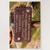 We houden van Bryce Canyon Utah Jigzaag Puzzle Legpuzzel (Verticaal)