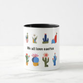 We houden van cactus mok (Midden)