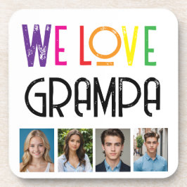 WE HOUDEN VAN CADEAU, BEWERKEN VOEG FOTO TOE BIER ONDERZETTER