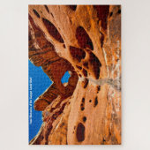 We houden van Canyon Lands Utah Jigzaag Puzzle Legpuzzel (Verticaal)