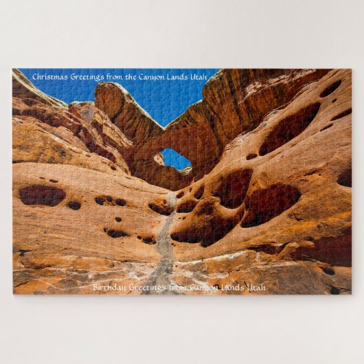 We houden van Canyon Lands Utah Jigzaag Puzzle Legpuzzel (Horizontaal)