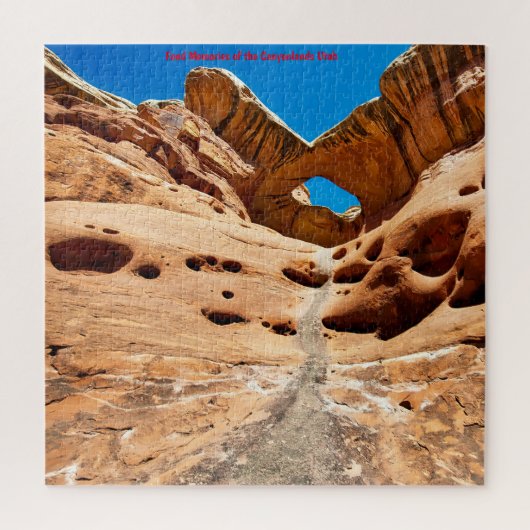 We houden van Canyonlands Utah Jigzaag Puzzle Legpuzzel (Verticaal)