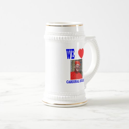 WE HOUDEN VAN CARDINAL DOLAN BIERPUL (Voorkant rechts)