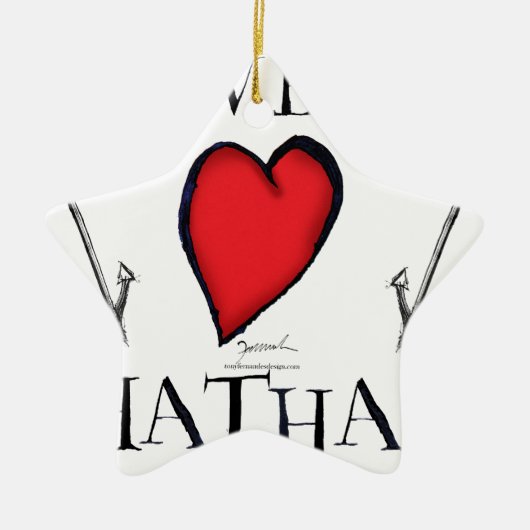 we houden van chatham keramisch ornament (Voorkant)