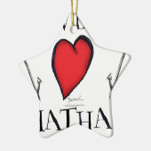 we houden van chatham keramisch ornament (Links)
