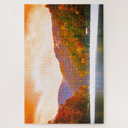 We houden van Cheat Lake West Virginia. Legpuzzel (Verticaal)