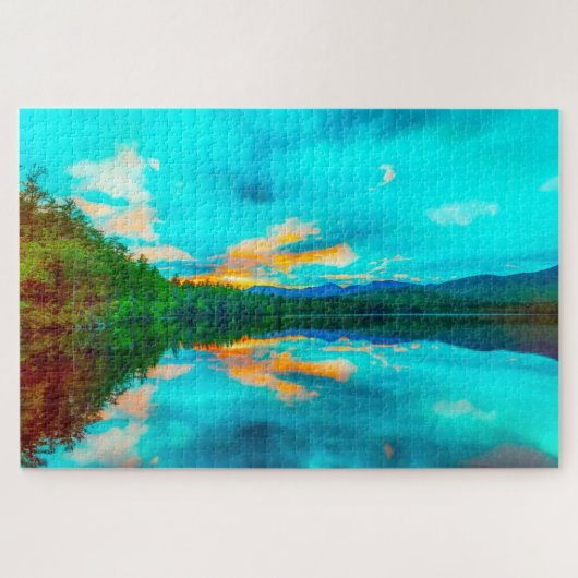 We houden van Chocura Lake New Hampshire Legpuzzel (Horizontaal)