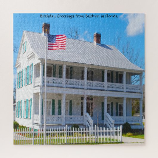 We houden van Coleman House Baldwin in Florida Jig Legpuzzel (Verticaal)
