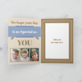 We houden van dat je vader zes foto's toevoegt bla kaart (Binnen)