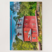 We houden van de Big Otter Mill Virginia Jigzaag P Legpuzzel (Verticaal)