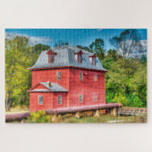 We houden van de Big Otter Mill Virginia Legpuzzel (Horizontaal)