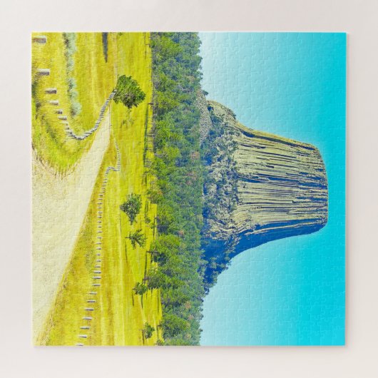 We houden van de duiveltoren. legpuzzel (Horizontaal)