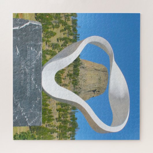 We houden van de duiveltoren. legpuzzel (Horizontaal)