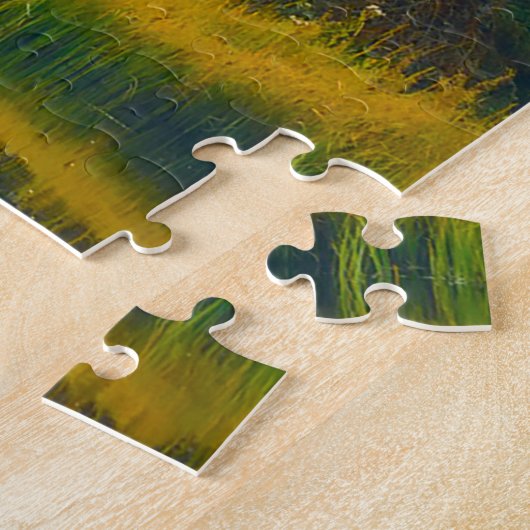 We houden van de kronkel van de Grote Teton. Legpuzzel (Zijkant)