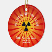 We houden van de manier waarop je roodiaat keramisch ornament (Links)