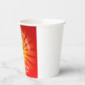 We houden van de manier waarop je roodiaat papieren bekers (Links)