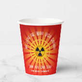 We houden van de manier waarop je roodiaat papieren bekers (Voorkant)