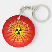 We houden van de manier waarop je roodiaat sleutelhanger (Achterkant)