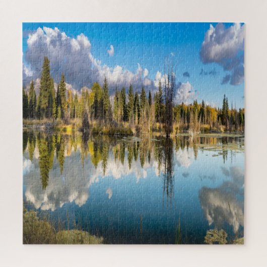 We houden van de Snake River Wyoming Legpuzzel (Verticaal)