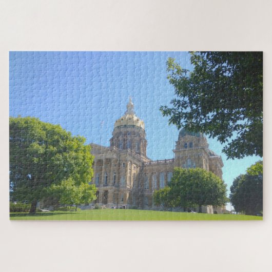 We houden van de staatskas in Iowa. Legpuzzel (Horizontaal)