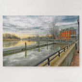 We houden van de stad Delaware Legpuzzel (Horizontaal)