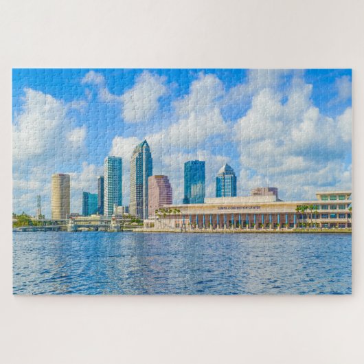 We houden van de stad Tampa Florida Legpuzzel (Horizontaal)
