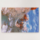 We houden van de Virgin River Zion Park Utah Jigza Legpuzzel (Horizontaal)