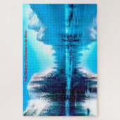 We houden van de winter in Yellowstone. Jigzaag Pu Legpuzzel (Verticaal)