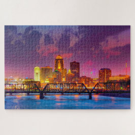 We houden van Des Moines Iowa. Legpuzzel