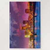 We houden van Des Moines Iowa. Legpuzzel (Verticaal)