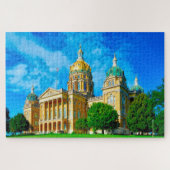 We houden van Des Moines Iowa. Legpuzzel (Horizontaal)