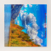 We houden van Devils Lake Wisconsin. Jigzaag Puzzl Legpuzzel (Horizontaal)