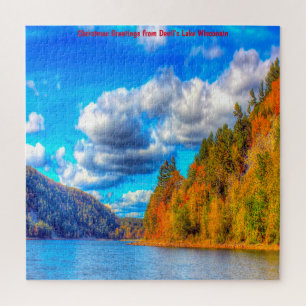 We houden van Devils Lake Wisconsin. Legpuzzel