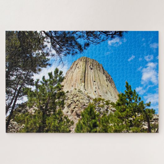 We houden van Devil's Tower Wyoming Legpuzzel (Horizontaal)