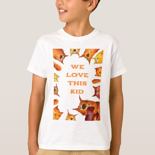 We houden van dit kind t-shirt (Voorkant)