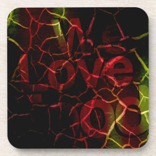 We houden van drankjes onderzetter