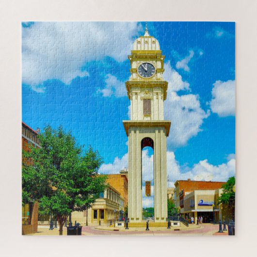 We houden van Dubuque in Iowa. Legpuzzel (Verticaal)