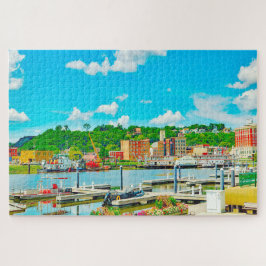 We houden van Dubuque in Iowa. Legpuzzel