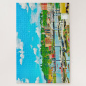 We houden van Dubuque in Iowa. Legpuzzel (Verticaal)