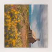 We houden van een oude kerk in Utah Jigzaag Puzzle Legpuzzel (Horizontaal)