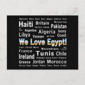 We houden van Egypte, et al Briefkaart (Voorkant)