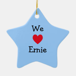 We houden van Ernie Ornament